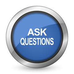 Fototapeta premium ask questions icon