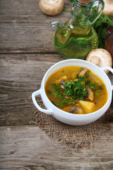 Mushroom soup