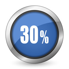 30 percent icon sale sign