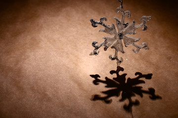 card snowflake christmas new year