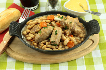 cassoulet au confit de canard