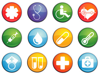 Fototapeta premium medical icons