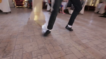 The dancer parodies Michael Jackson