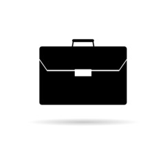 briefcase black vector