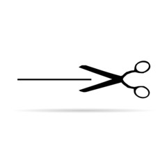 scissors icon vector