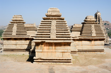 Ancient ruins of Vijayanagara Empire in Hampi, India