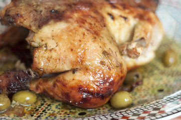 Roasted chicken