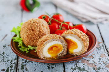 eggs on Scottish