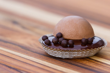 Chocolate panna cotta