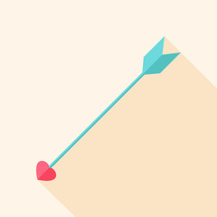 Arrow with heart