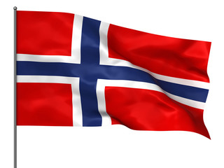 Fototapeta premium Norwegian flag