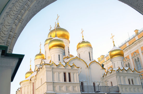 Annunciation church. Moscow Kremlin. UNESCO Heritage