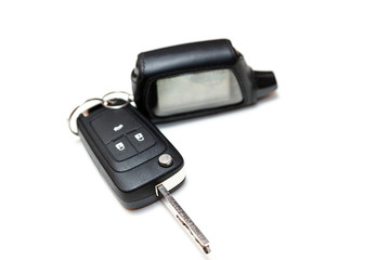 car key isolated on white background.gift concept