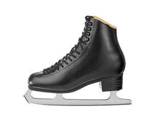 Black figure skates