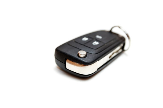 car key isolated on white background.gift concept