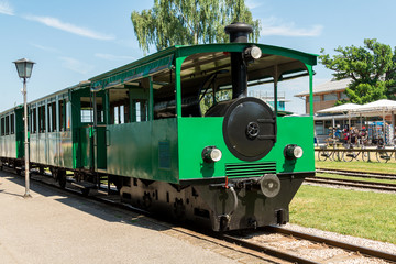 Obraz premium old steam locomotive
