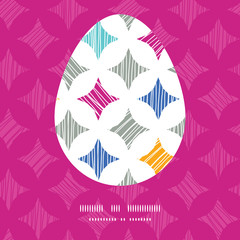 Vector colorful marble textured tiles Easter egg sillhouette