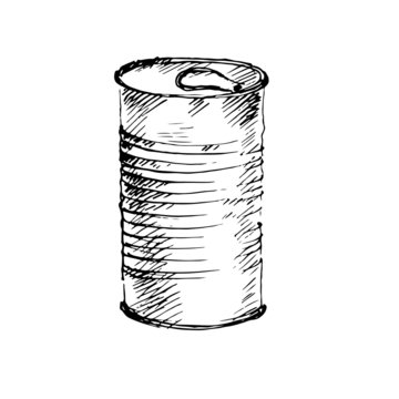 Tin Can Drawing Images  Browse 1247465 Stock Photos Vectors and Video   Adobe Stock