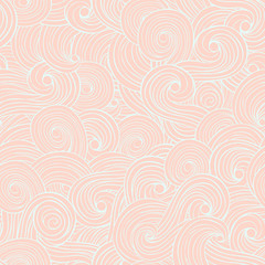 Abstract Wave seamless pattern background.
