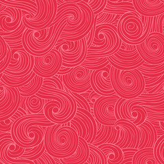Abstract Wave seamless pattern background.