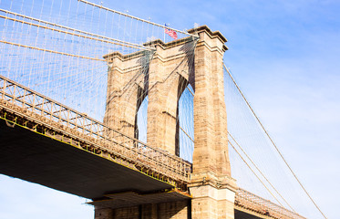 Obraz premium The Brooklyn bridge, New York City, USA