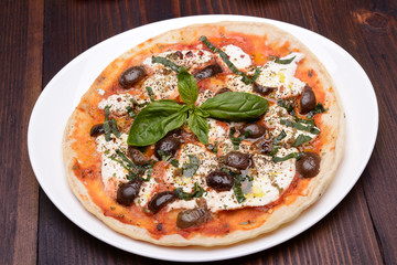 PIADINA CHEESE WITH OLIVE AND BASIL