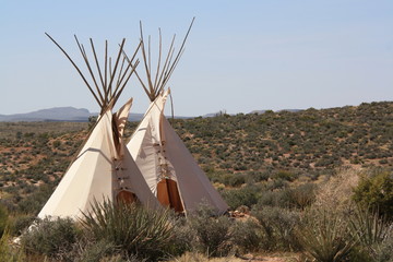 American indian tents