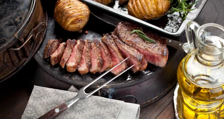 Cercles muraux Steakhouse steak 