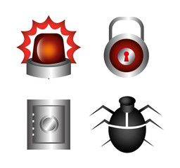 Security design, vector illustration.