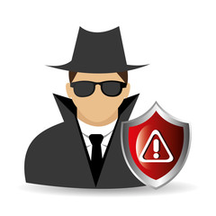 Security design, vector illustration.