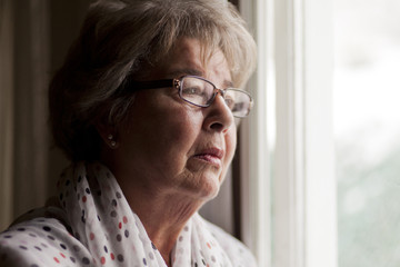 Depression Of A Senior Woman