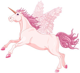 Obraz na płótnie Canvas Fairy unicorn