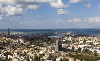 landscape in Haifa