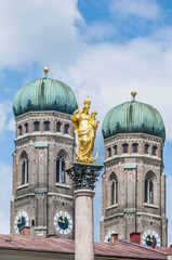 The Mariensäule column in Munich, Germany.