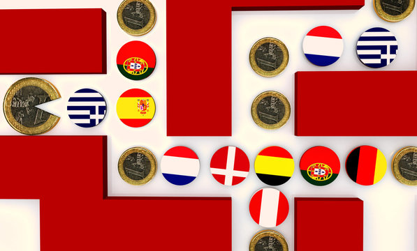 euro eats othes european coins like pcman game