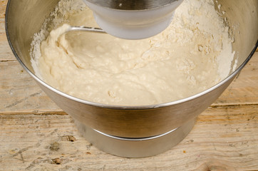 Kneading dough
