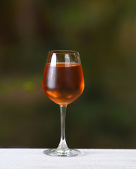 Brandy Wine Glass  Background nature