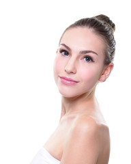 Fototapeta premium young woman skin care face