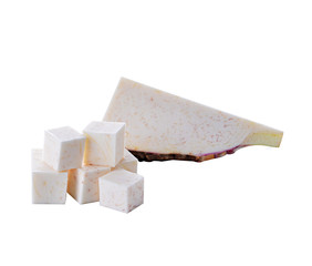 taro isolated on white background