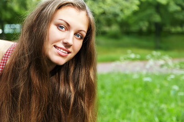 Naklejka premium Beautiful woman