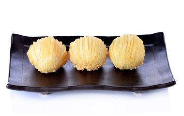 Chinese Pastry dessert festival China isolated on white backgrou