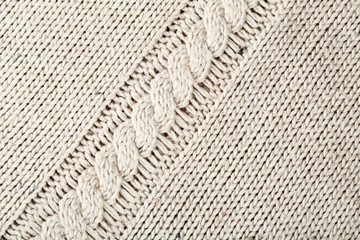 Knitting texture, close up