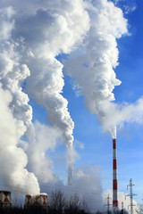 White smoke from the chimney