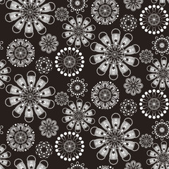 ornate special seamless floral pattern