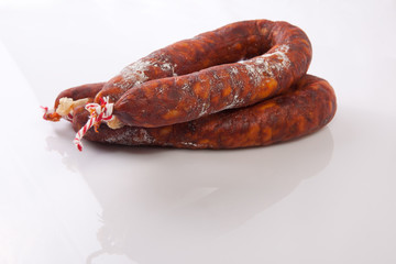 Red cured chorizos