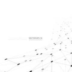 Vector network background abstract polygon triangle.