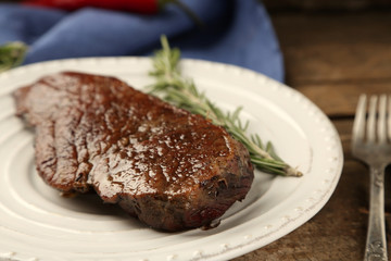 Composition with tasty roasted meat