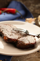 Composition with tasty roasted meat