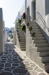 Street in Paros island, Cyclades, Greece