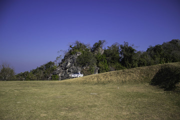 Fototapeta premium Hilly landscape at Nan